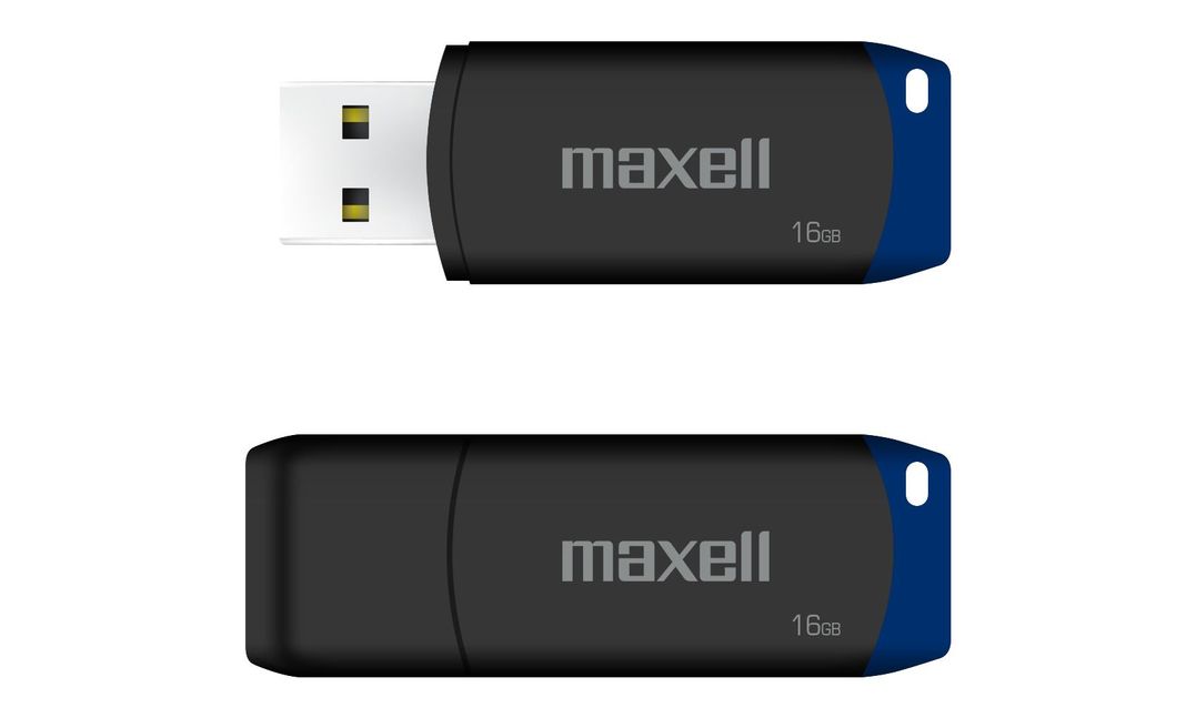Pendrive Maxell USBPD 16GB 2.0 Azul-0