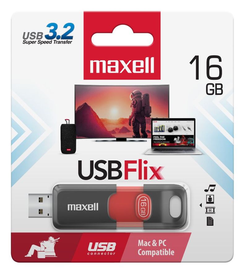 Pendrive Maxell FLIX 16GB 3.2-3