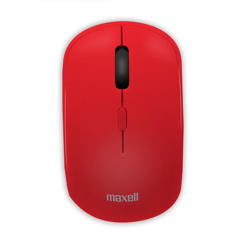 Mouse Inalámbrico Maxell 1600 DPI MOWL-100 Rojo-0