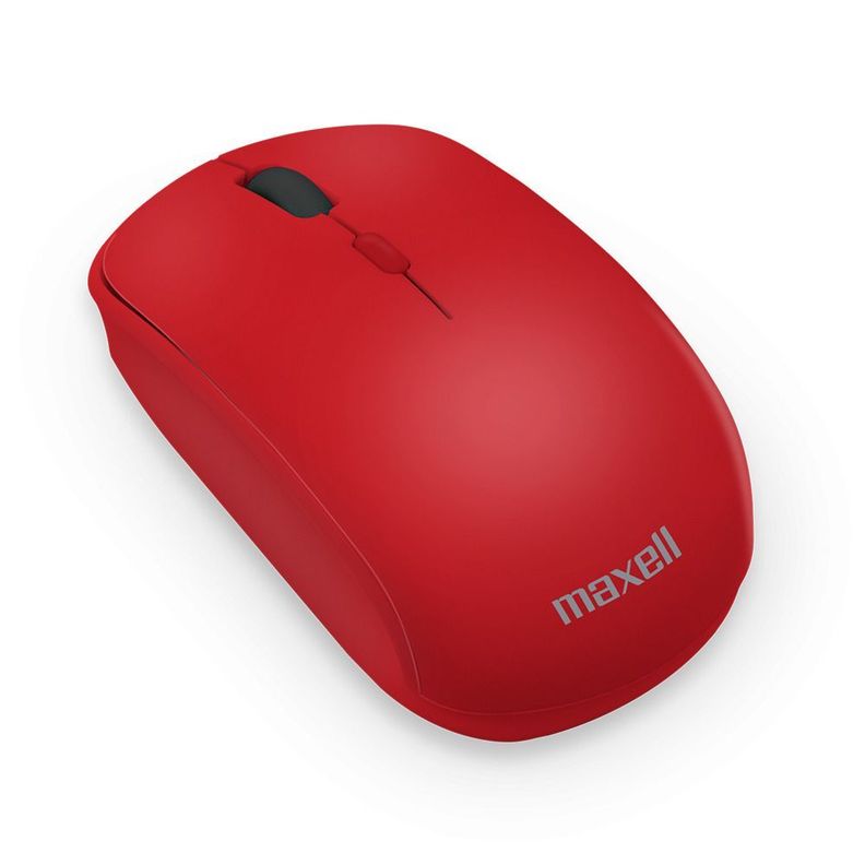 Mouse Inalámbrico Maxell 1600 DPI MOWL-100 Rojo-1