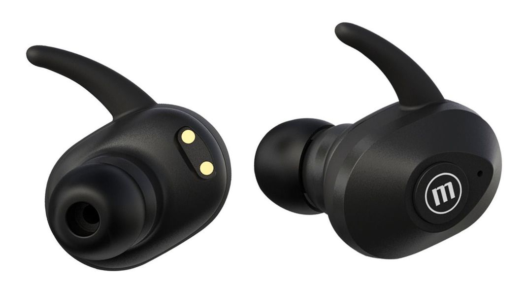Audífonos Inalámbricos Maxell MiniDuo Bluetooth Tws Con Micrófono Negro-1