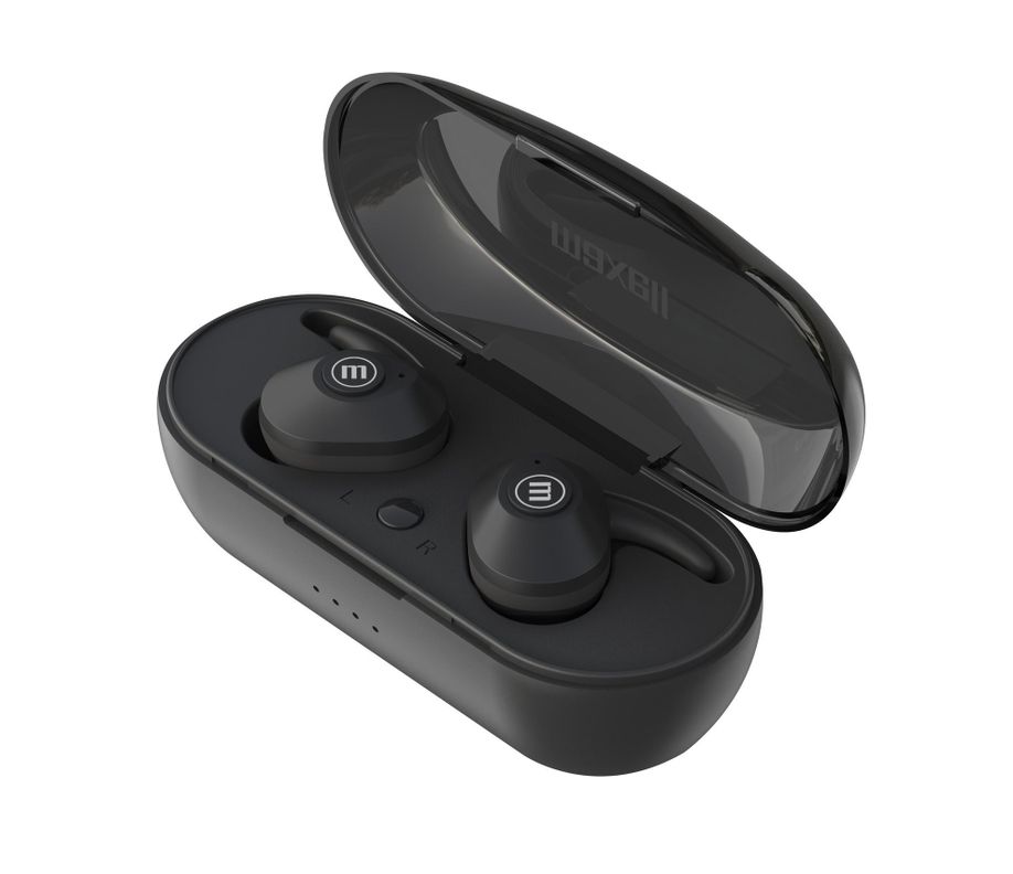 Audífonos Inalámbricos Maxell MiniDuo Bluetooth Tws Con Micrófono Negro-2