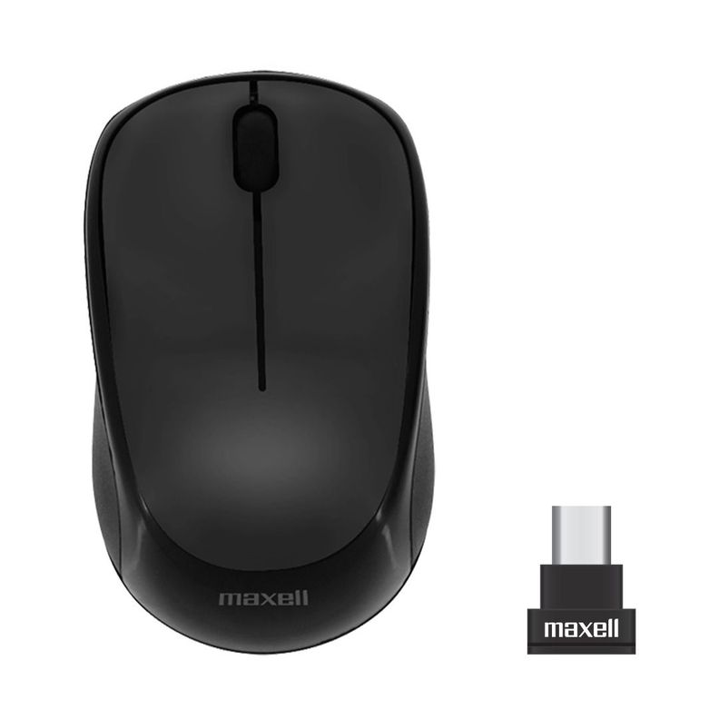 Mouse Maxell Nano Inalámbrico 1200dpi Tipo C Óptico-0