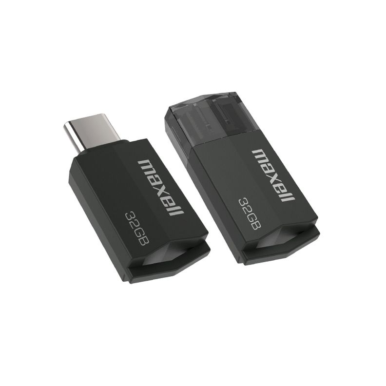 Pendrive Maxell Usbtc Tipo C 32gb 3.2 Negro-0