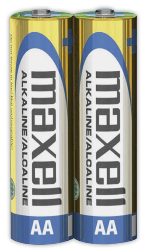 Pilas Alcalinas Maxell Tamaño AA 2 Unidades-1