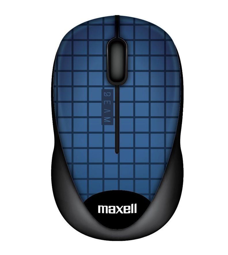 Mouse Óptico Inalámbrico Maxell Trace 1600 Dpi 2.4ghz Azul-0