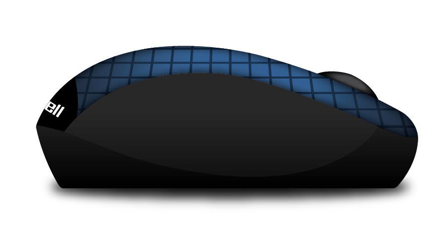 Mouse Óptico Inalámbrico Maxell Trace 1600 Dpi 2.4ghz Azul-1