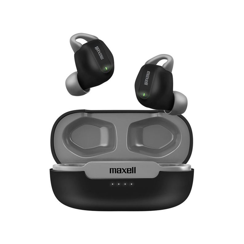 Audífonos inalámbricos Maxell Bluetooth MaxPods 35 Horas Negro-0