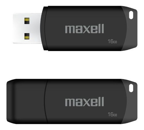 Pendrive Maxell USBPD 16GB 2.0 Negro-0
