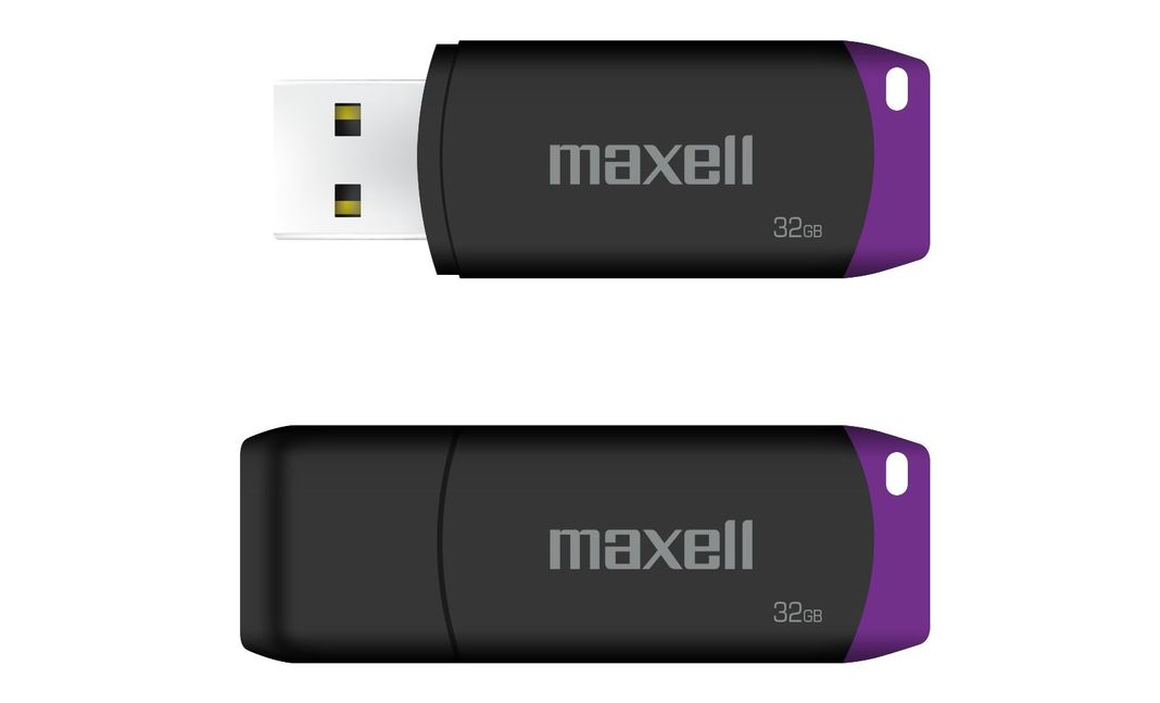 Pendrive Maxell USBPD 32GB 2.0 Morado-0