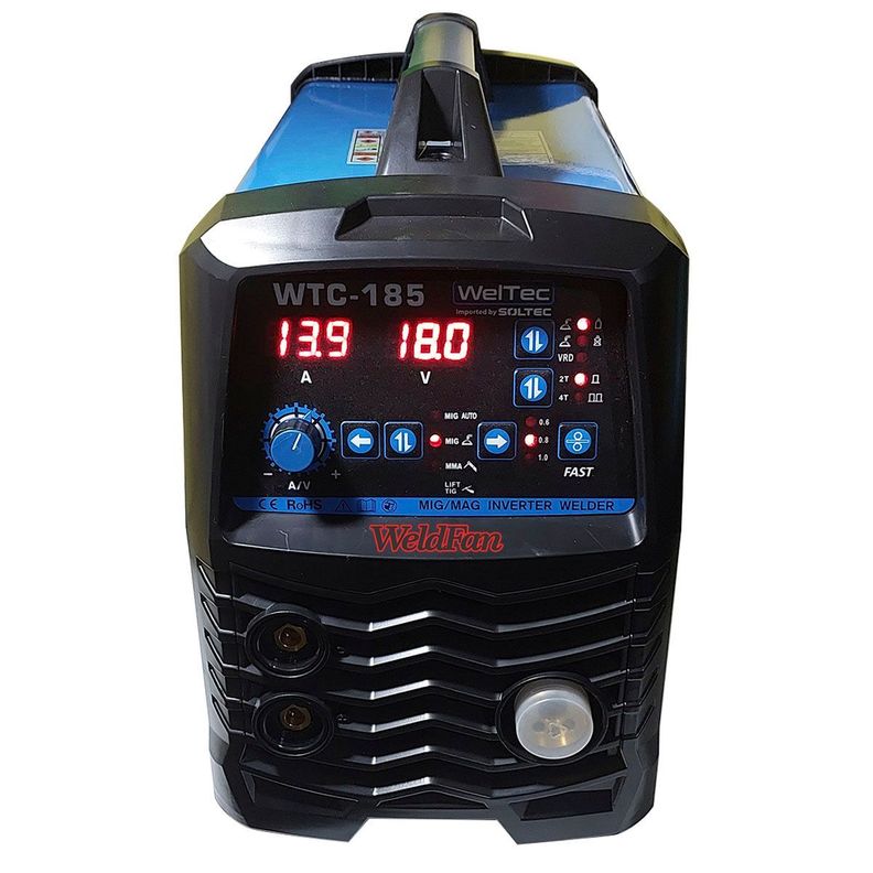 Maquina De Soldar Weltec Wtc 185/220v/mig 3en1 Con Y Sin Gas-0
