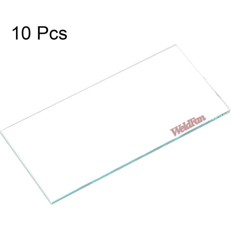 Vidrio Transparente Para Máscara Soldar / Vidrio Blanco X 10-2