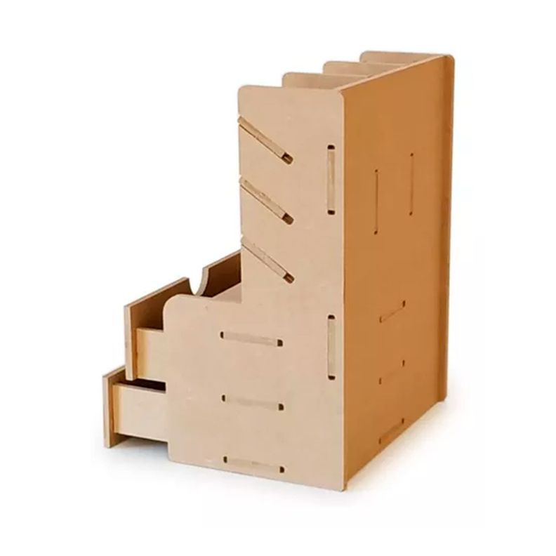 Mueble Fabricado En Mdf Con Doble Cajon-1