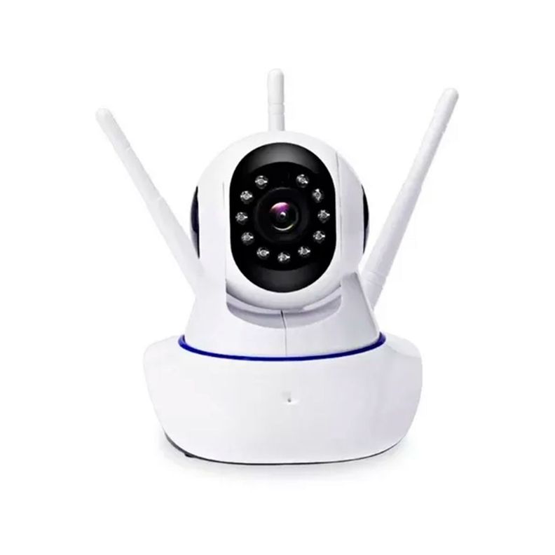 Cámara Ip Seguridad Wifi Hd Robotizada 3 Antenas-0