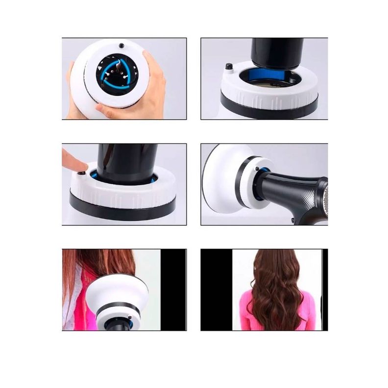 Difusor De Silicona Universal Para Secador De Pelo-1