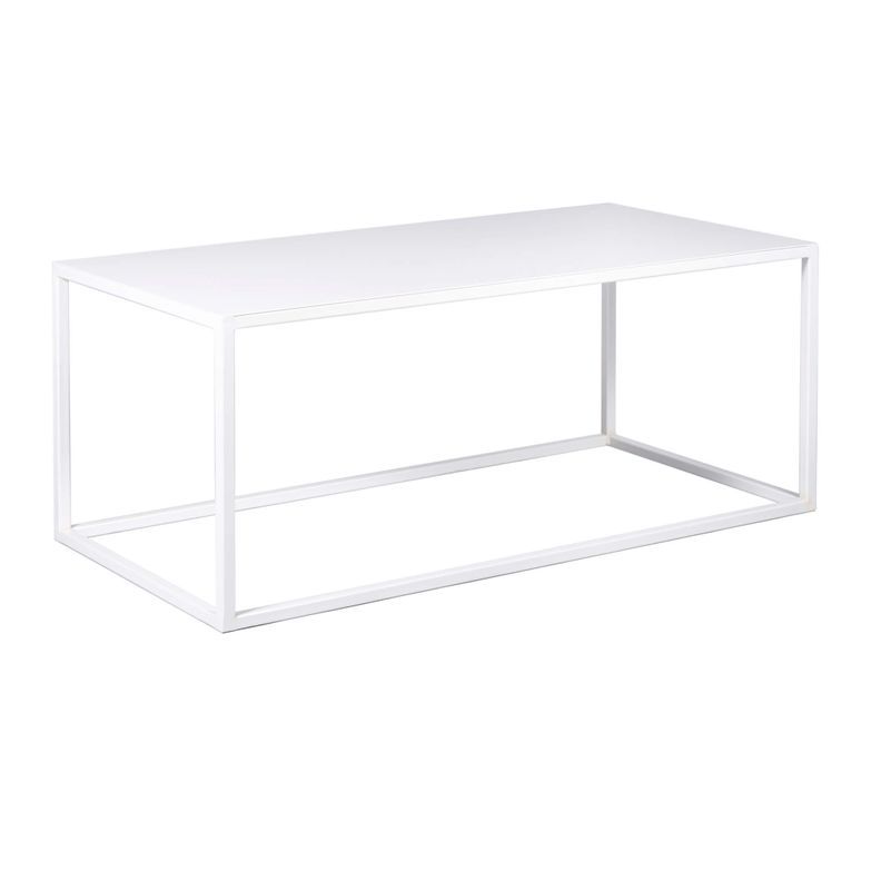 Mesa de Centro 80 Rectangular | Metal White-1