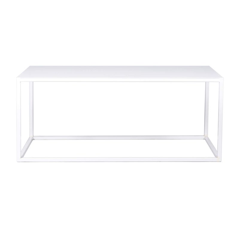 Mesa de Centro 80 Rectangular | Metal White-0