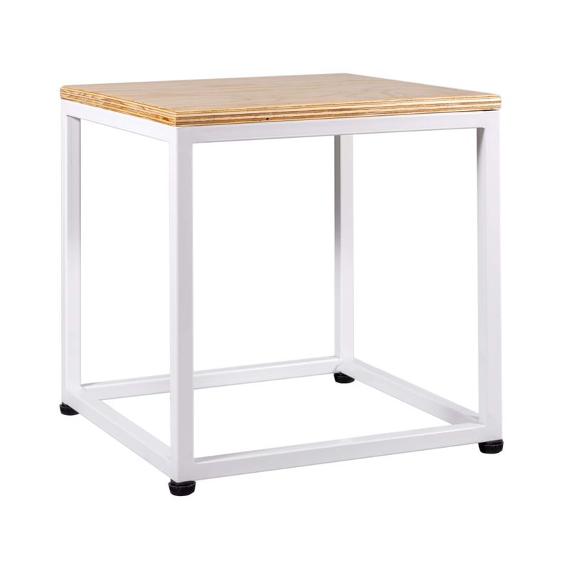 Mesa Lateral Cubo|Mima Blanca-0
