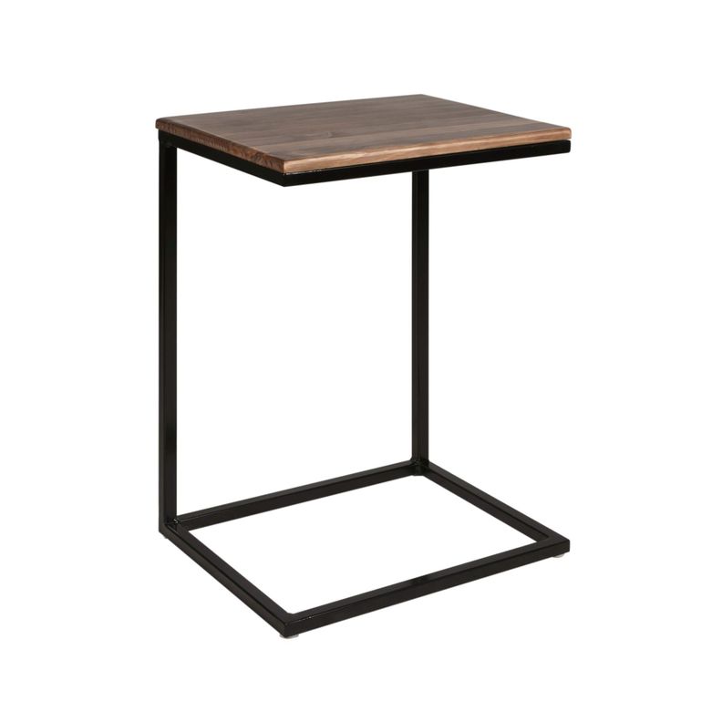 MESA LATERAL PISCOLERA 45 │NEGRO LÍNEA TOFFEE -2