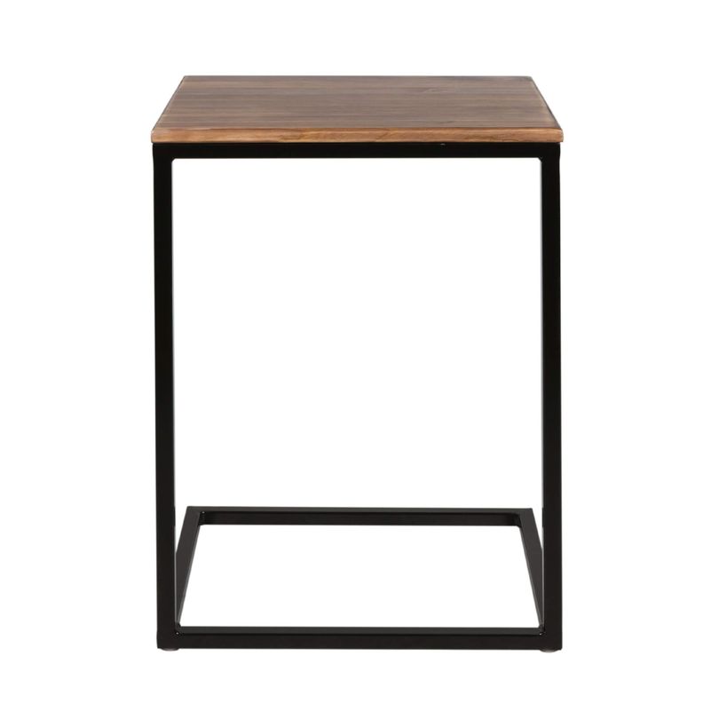 MESA LATERAL PISCOLERA 45 │NEGRO LÍNEA TOFFEE -1