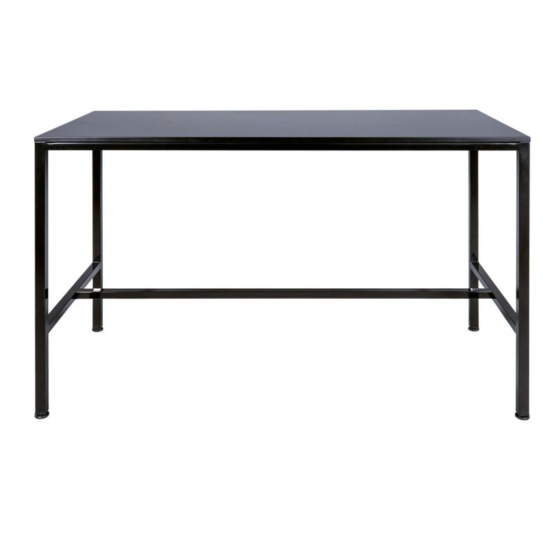 Mesa  Comedor Tipo Bar Black Negra-0