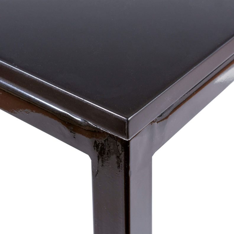 Mesa  Comedor Tipo Bar Black Negra-4