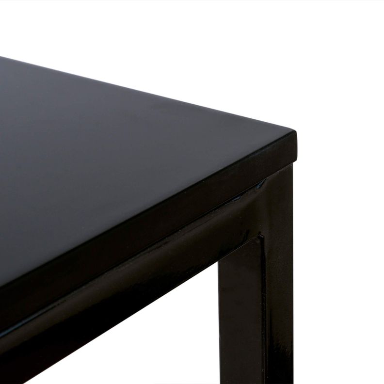 Mesa  Comedor Tipo Bar Black Negra-2