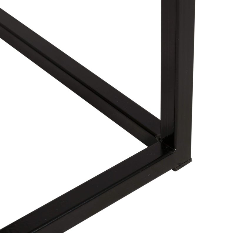 MESA LATERAL CUBO 40│NEGRA LÍNEA TOFFE-3