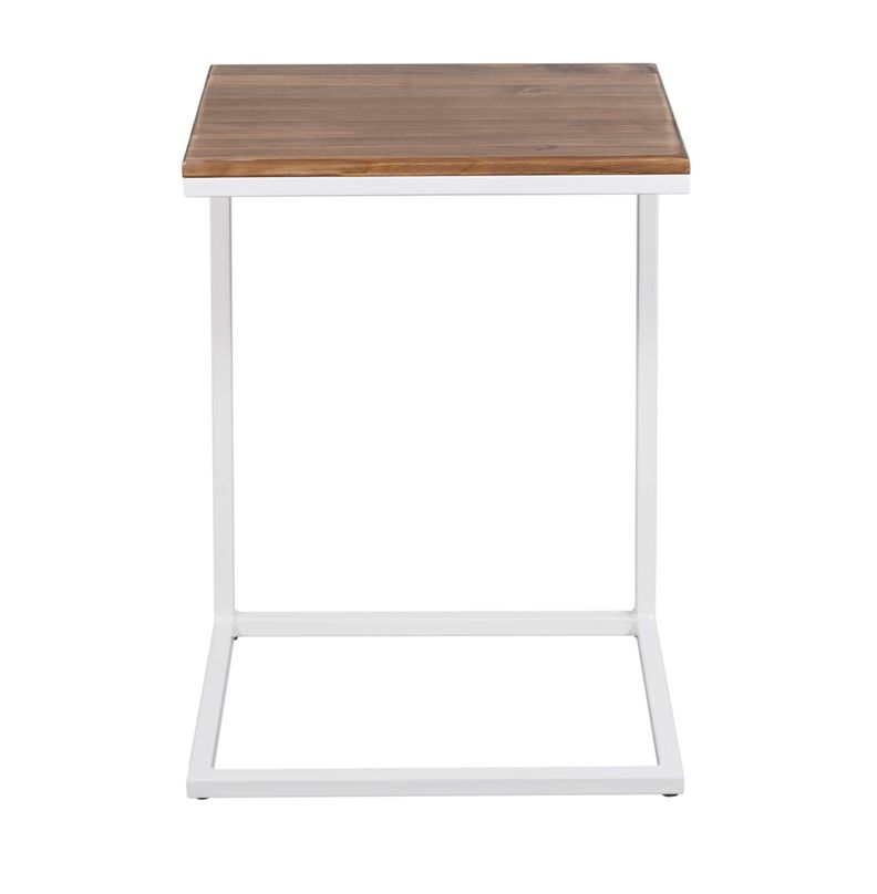 MESA LATERAL PISCOLERA 45 │BLANCO LÍNEA TOFFEE -0