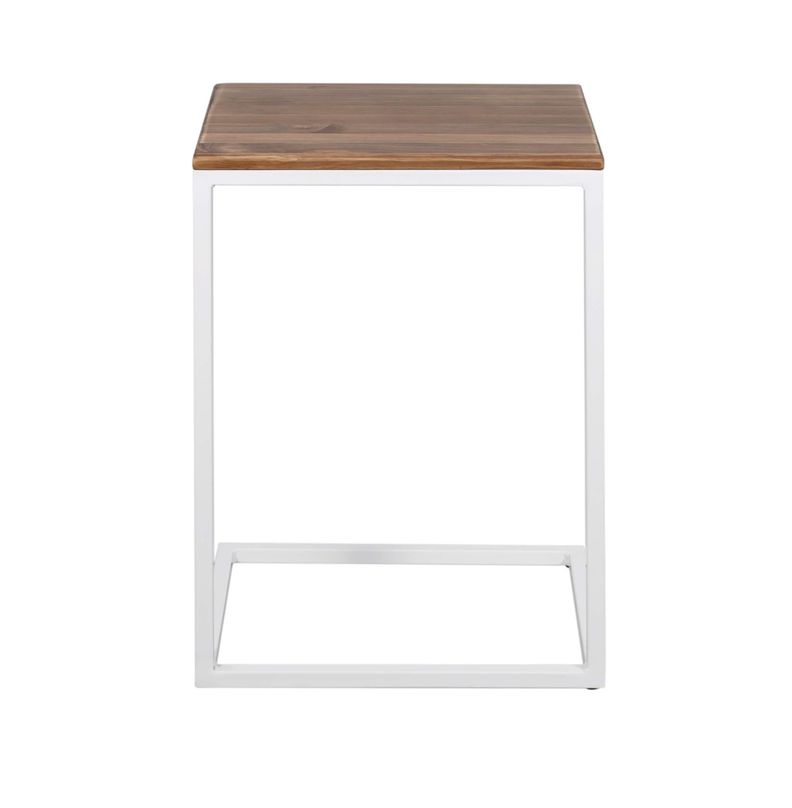 MESA LATERAL PISCOLERA 45 │BLANCO LÍNEA TOFFEE -1