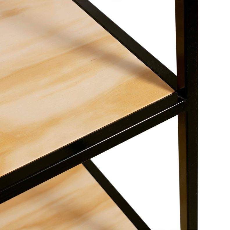 ESTANTERÍA CUBO 100 X 40 X 200 CM NEGRO MIMA-6