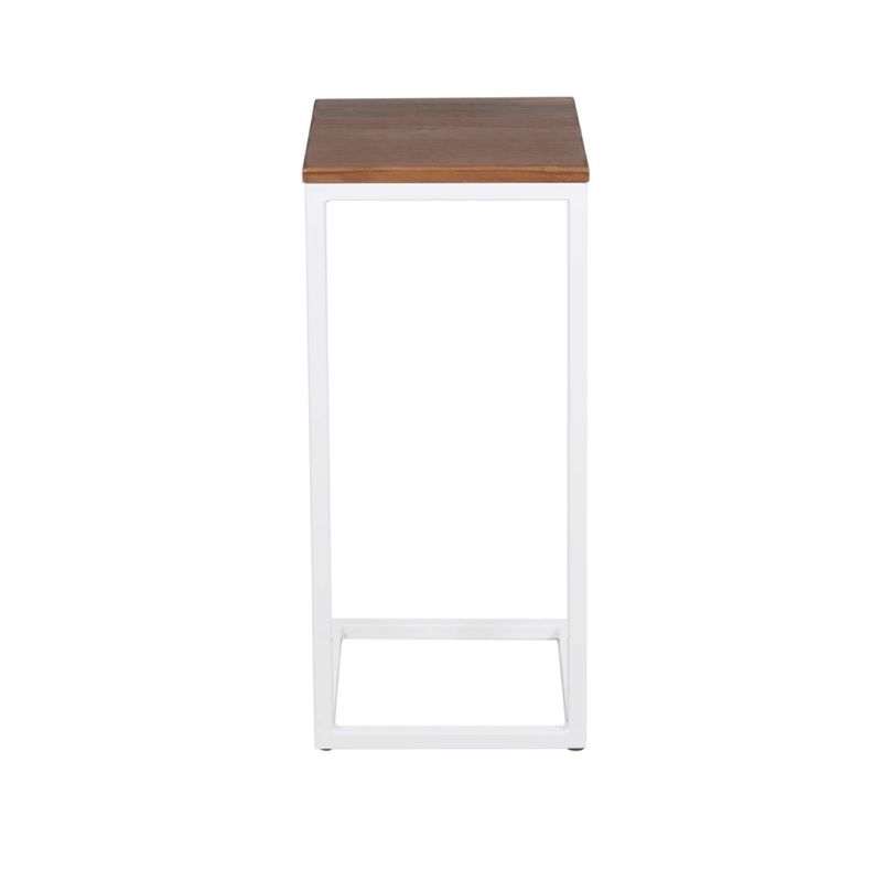 MESA LATERAL PISCOLERA 30│BLANCO LÍNEA TOFFEE -1