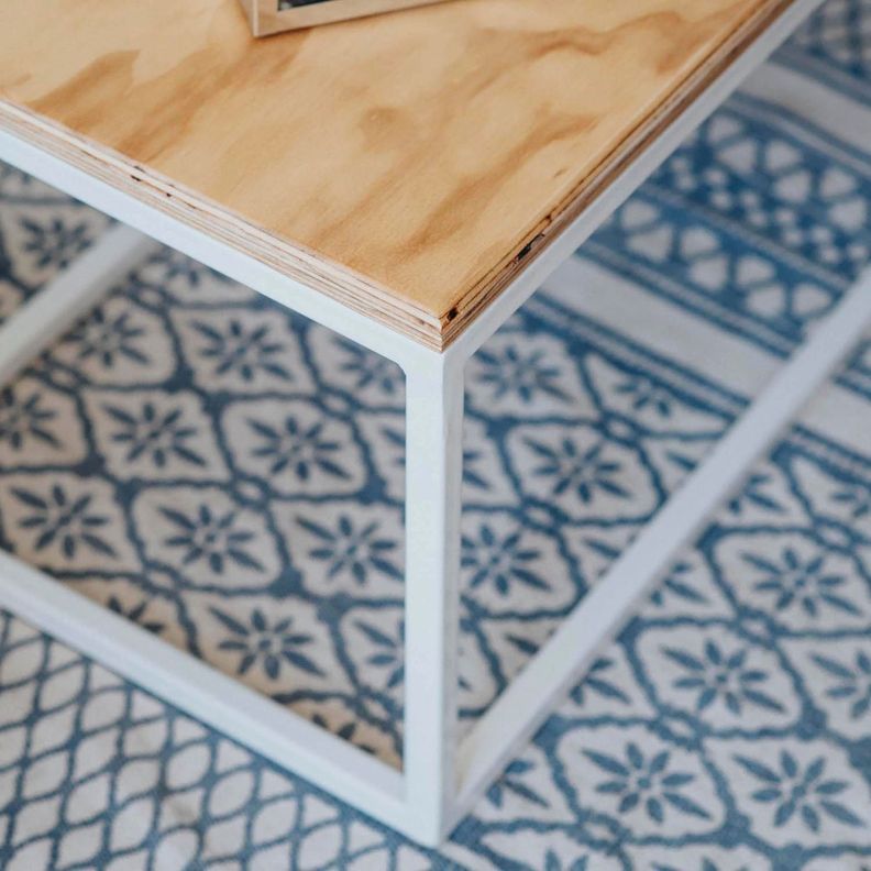 Mesa de centro Rectangular 80|Mima Blanco -4