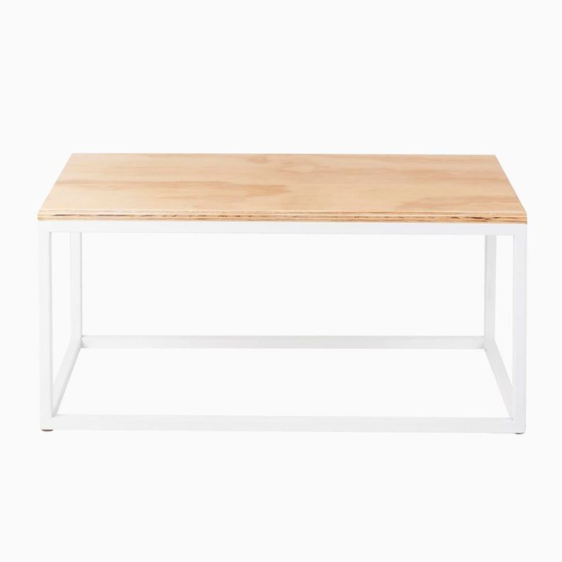 Mesa de centro Rectangular 80|Mima Blanco -0