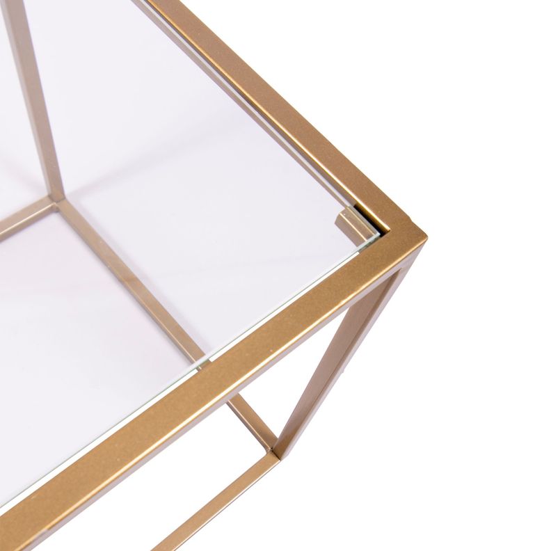 MESA LATERAL CUBO 40 DORADO GLASS-6