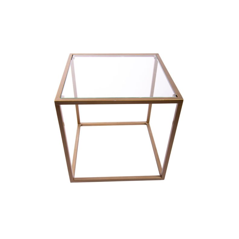 MESA LATERAL CUBO 40 DORADO GLASS-3