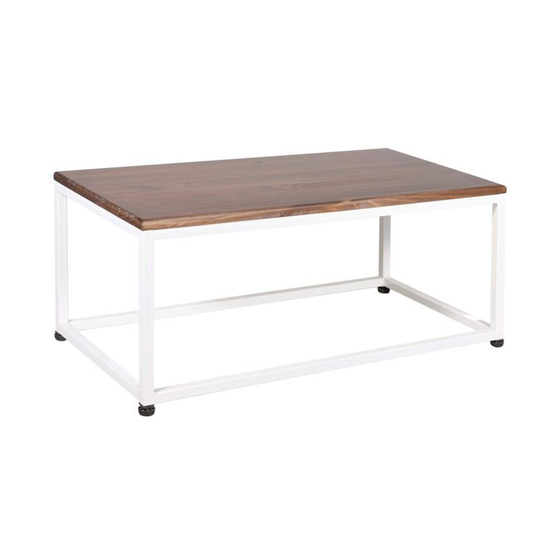 MESA DE CENTRO RECTANGULAR 80 BLANCO│LÍNEA TOFFEE -1