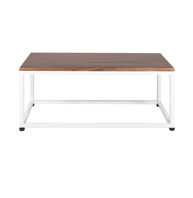 MESA DE CENTRO RECTANGULAR 80 BLANCO│LÍNEA TOFFEE -0