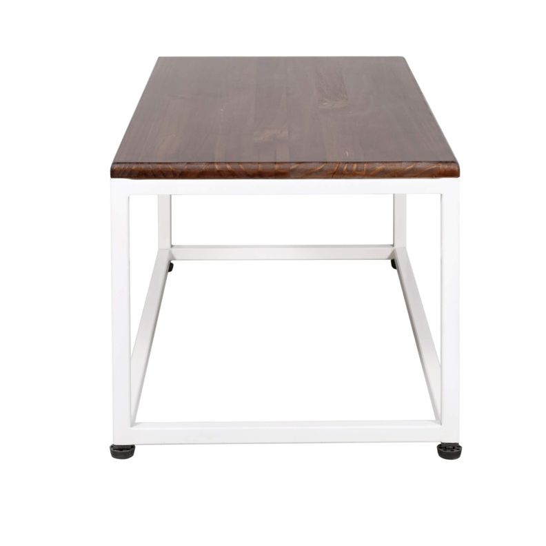MESA DE CENTRO RECTANGULAR 80 BLANCO│LÍNEA TOFFEE -2