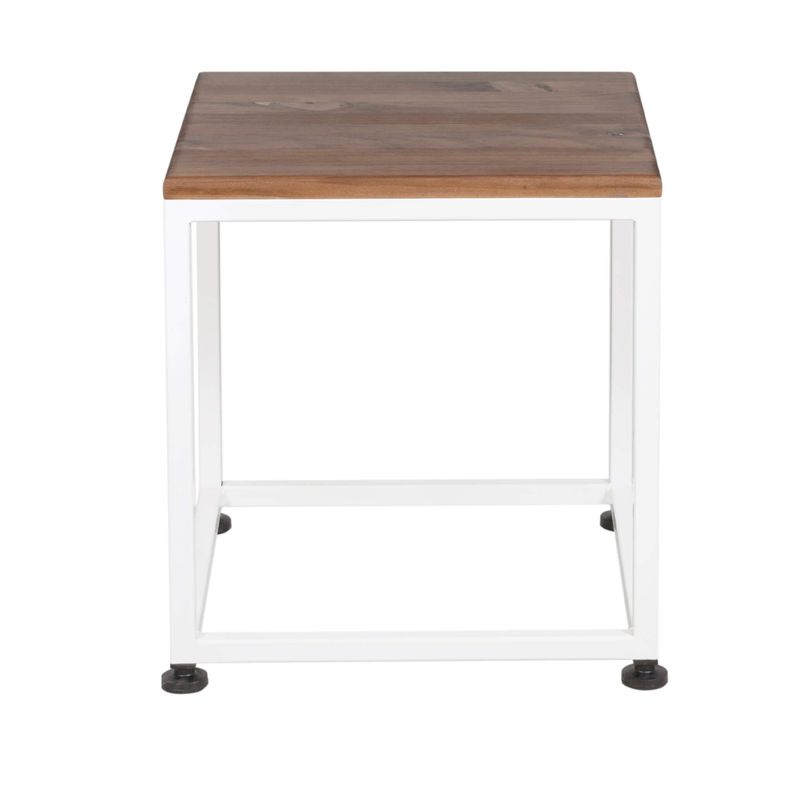 MESA LATERAL CUBO 40│BLANCO LÍNEA TOFFE-0