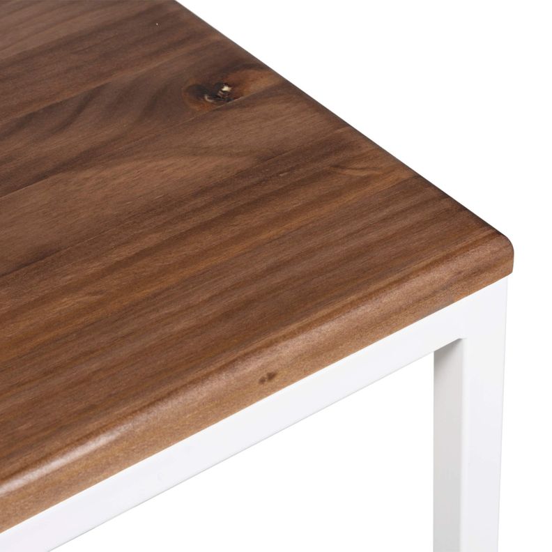 MESA LATERAL CUBO 40│BLANCO LÍNEA TOFFE-2