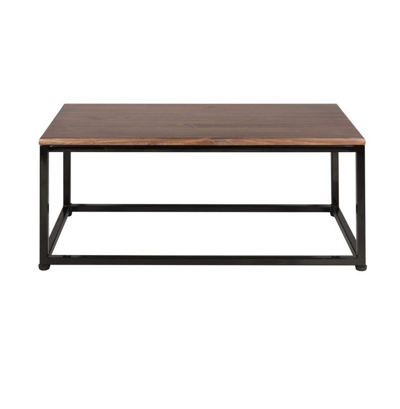 MESA DE CENTRO RECTANGULAR 80 NEGRA │LÍNEA TOFFEE -0
