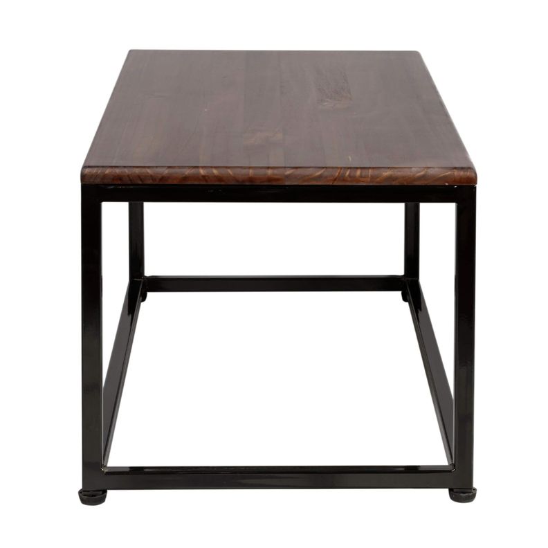 MESA DE CENTRO RECTANGULAR 80 NEGRA │LÍNEA TOFFEE -2