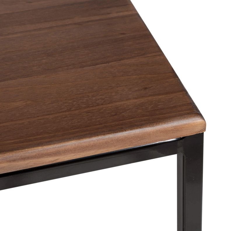 MESA DE CENTRO RECTANGULAR 80 NEGRA │LÍNEA TOFFEE -3