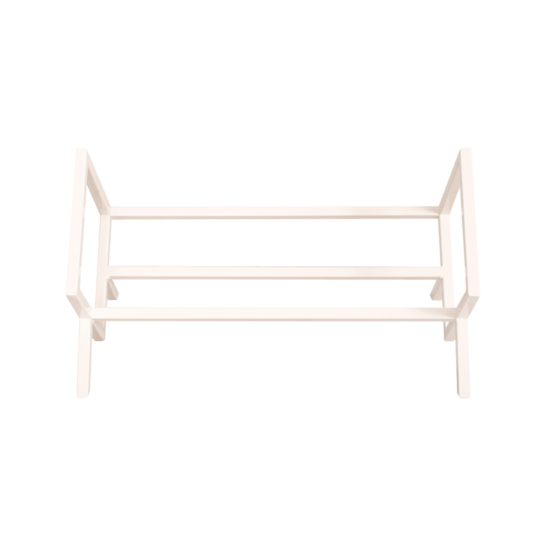 PORTA VINILOS 50 LUXE METAL WHITE-1