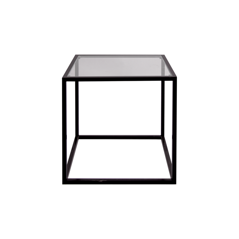 MESA LATERAL CUBO 40 NEGRO GLASS-2