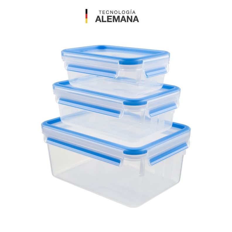 Contenedor de alimentos Masterseal Fresh Set 3 piezas-1