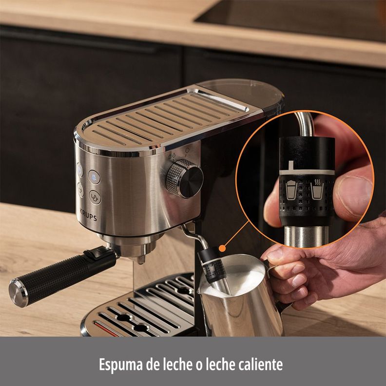 Cafetera Espresso Virtuoso Steam&Pump Krups XP444C10/BA0-4