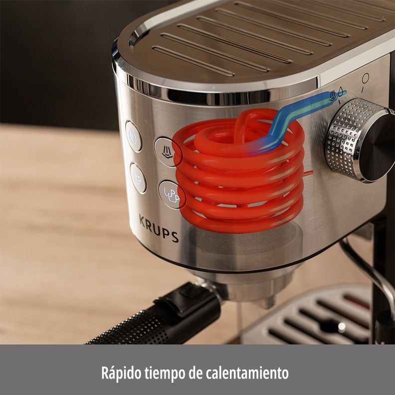 Cafetera Espresso Virtuoso Steam&Pump Krups XP444C10/BA0-5