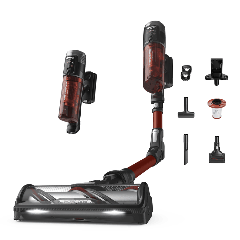 Aspiradora Vertical X-FORCE 13.60 150W Animal Care Rowenta Rojo